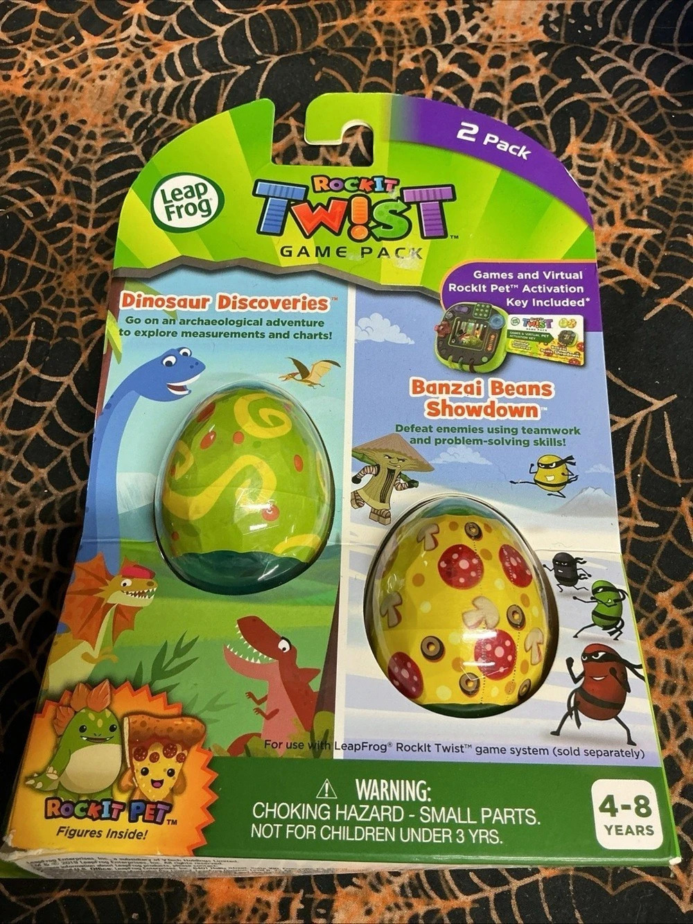 LeapFrog RockIt Twist Game Pack 2-Pack Learning Game Set NWT